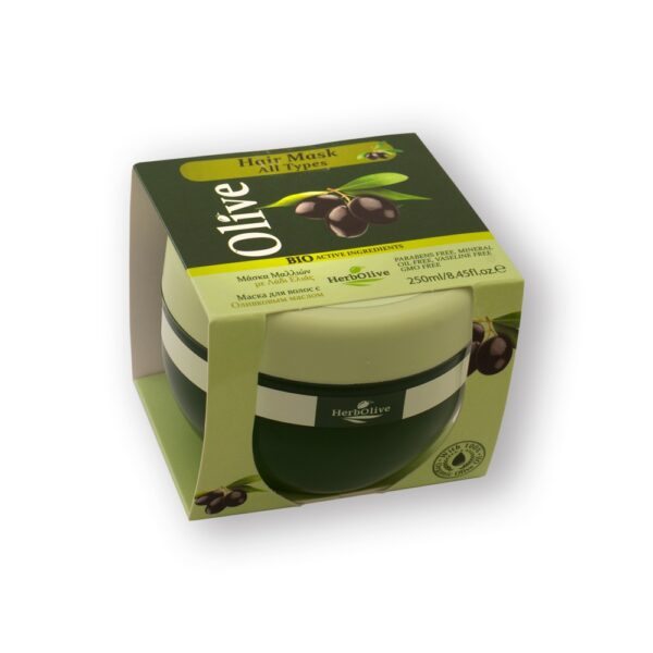 Herbolive Olivová maska na vlasy - všetky typy  Herbolive Hair mask for all types with olive oil