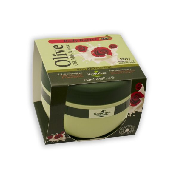 Herbolive Telové maslo s ružami a mliekom  Herbolive Body butter milk & rose