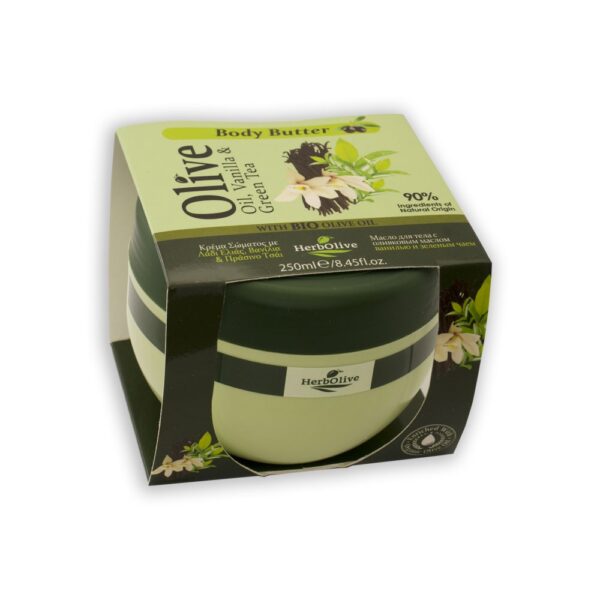 Herbolive Telové maslo s vanilkou a zeleným čajom  Herbolive Body butter vanilla & green tea