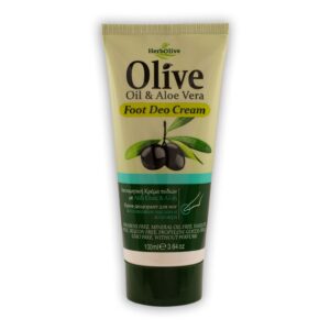 Herbolive Parfumovaný krém na nohy s olivami a aloe  Herbolive Foot cream deodorant