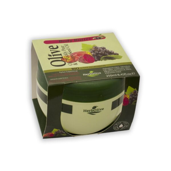 Herbolive Telové maslo s opunciou a hroznovými jadierkami  Herbolive Body butter prickly pear and grape seed oil