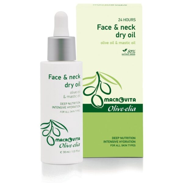 Olive-Elia Suchý olej na tvár a krk  Olive-Elia Face & neck dry oil