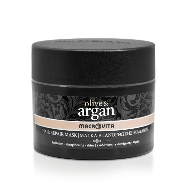 Macrovita Olive & Argan Maska na vlasy  Olive & Argan Hair repair mask
