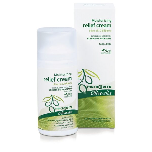 Olive-Elia Hydratačný upokojujúci krém  Olive-Elia Moisturizing relief cream