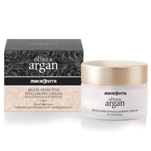 Macrovita Olive & Argan Viacúčelový krém s kyselinou hyalurónovou  Olive & Argan Multi-effective hyaluronic cream Pollution & Age Defense
