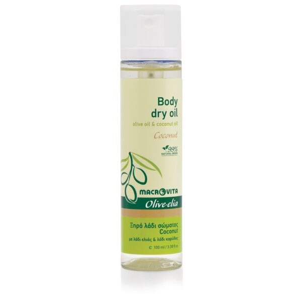 Olive-Elia Suchý telový olej s kokosovým olejom  Olive-Elia Body dry oil coconut