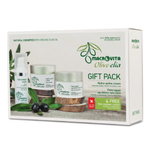 Olive-Elia Darčekový set pre normálnu až mastnú pokožku  Olive-Elia Gift set hydro-active cream+time repair cream+eye cream