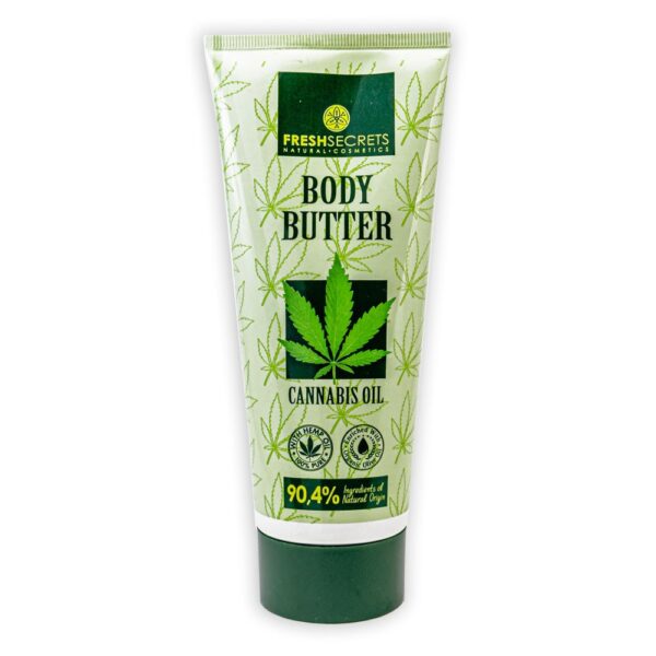 Fresh Secrets Telové maslo s výťažkom z konope  Fresh Secrets Body Butter With Cannabis