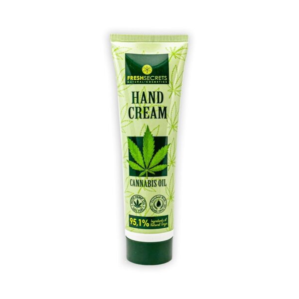 Fresh Secrets Krém na ruky s výťažkom z konope  Fresh Secrets Hand Cream With Cannabis