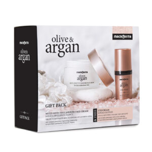 Macrovita Olive & Argan Darčekový set 24h krém na suchú pleť + očný krém  Olive & Argan Gift set 24 hours face cream + eye cream mini