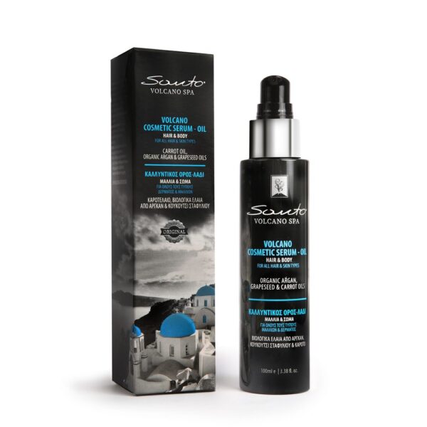 Santo Volcano Spa Kozmetické sérum - olej na vlasy a telo  Santo Volcano Spa Cosmetic Serum – oil hair & body