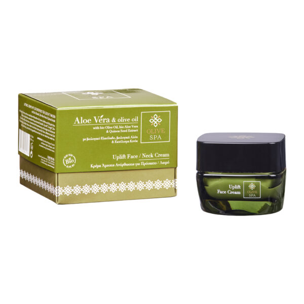 Aloe Vera & olive oil Liftingový krém na tvár a krk  Aloe Vera & olive oil Uplift face / neck cream