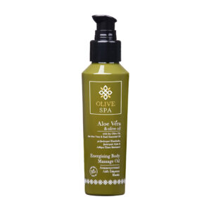 Aloe Vera & olive oil Povzbudzujúci telový masážny olej  Aloe Vera & olive oil Energising body massage oil
