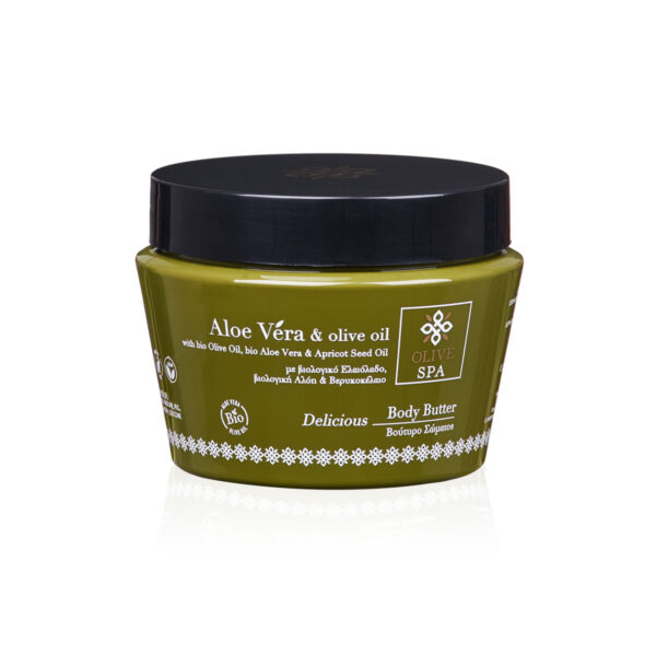 Aloe Vera & olive oil Telové maslo delicious  Aloe Vera & olive oil Body butter delicious