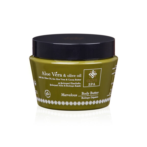 Aloe Vera & olive oil Telové maslo marvelous  Aloe Vera & olive oil Body butter marvelous