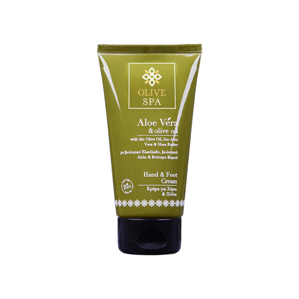 Aloe Vera & olive oil  Krém na ruky a nohy  Aloe Vera & olive oil  Hand & foot cream