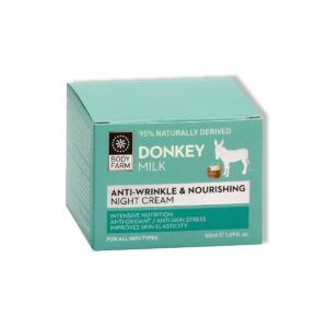 Donkey milk Výživný nočný krém proti vráskam  Donkey milk Anti-wrinkle & nourishing night cream