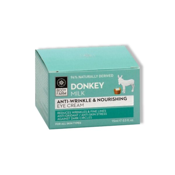 Donkey milk Výživný očný krém proti vráskam  Donkey milk Anti-wrinkle & nourishing eye cream