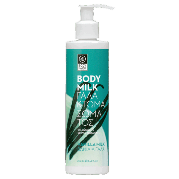BodyFarm Telové mlieko s vanilkou a mliekom  Bodyfarm Vanilla-milk body milk