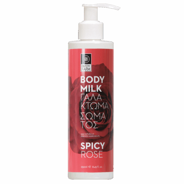 BodyFarm Telové mlieko s ružou  Bodyfarm Body milk spicy rose