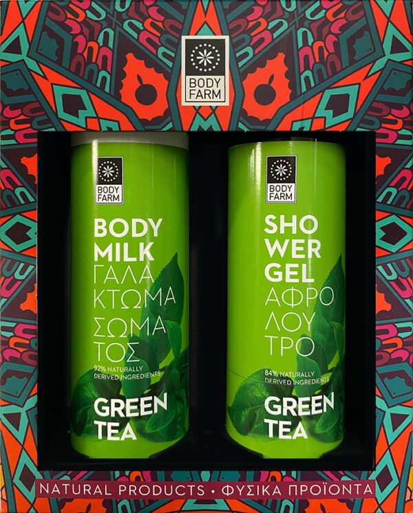 BodyFarm Darčekový set so zeleným čajom  BodyFarm Gift pack green tea (SG + BM)