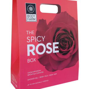 BodyFarm Darčekový box s ružou  BodyFarm Box spicy rose