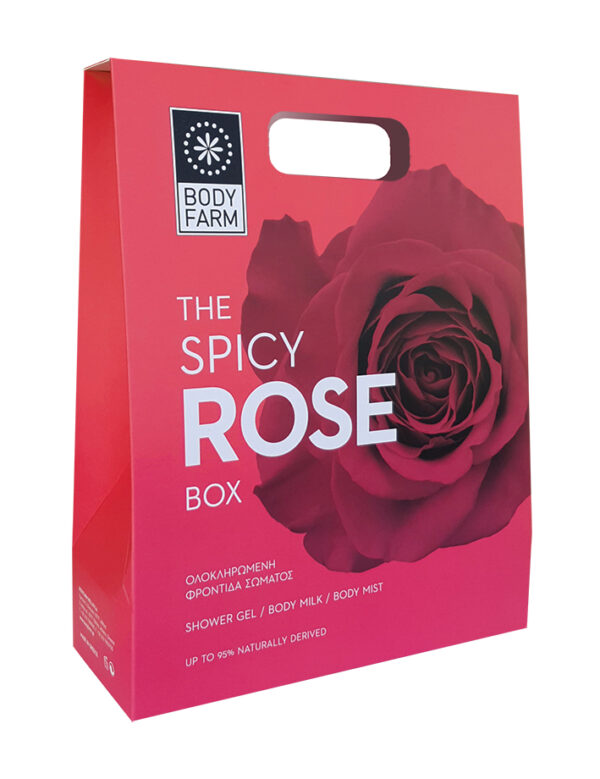 BodyFarm Darčekový box s ružou  BodyFarm Box spicy rose
