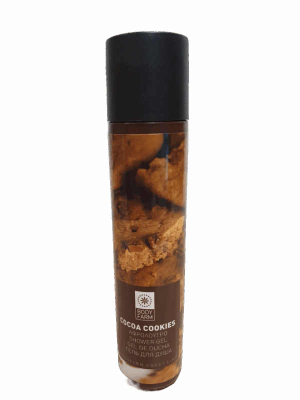 BodyFarm Sprchovací gél s kakaovými cookies mini  BodyFarm Cocoa Cookies shower gel mini