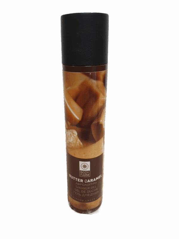 BodyFarm Sprchovací gél s karamelovým maslom mini  BodyFarm Butter caramel shower gel mini