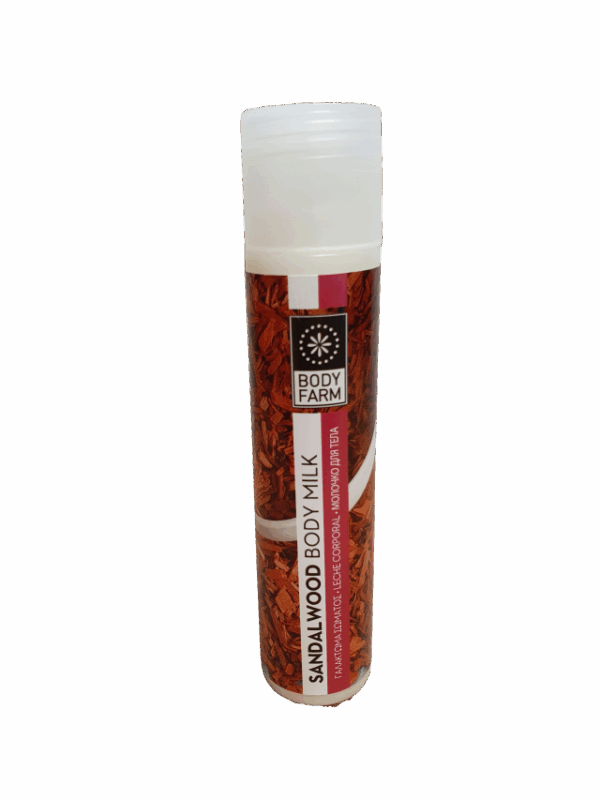 BodyFarm Telové mlieko so santalovým drevom mini  Bodyfarm Sandalwood body lotion