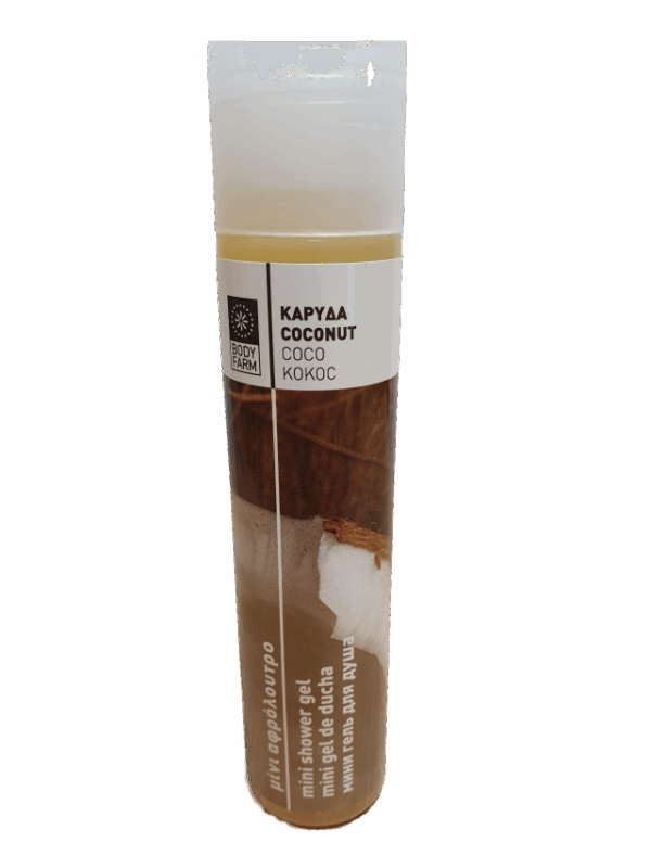 BodyFarm Sprchovací gél s kokosom mini  Bodyfarm Coconut shower gel