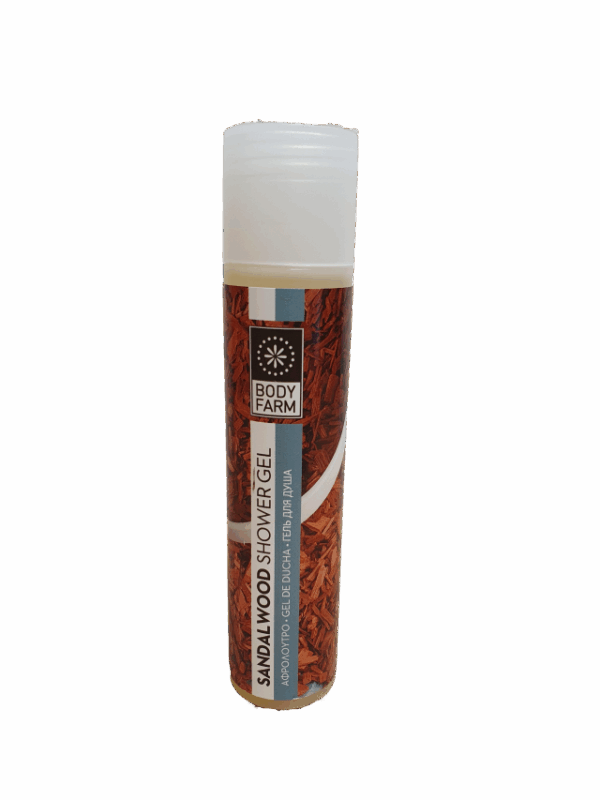 BodyFarm Sprchovací gél so santalovým drevom mini  Bodyfarm Sandalwood shower gel