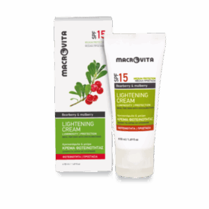 Macrovita Zosvetľujúci krém na tvár so SPF 15  Skin lightegning cream SPF 15 Macrovita