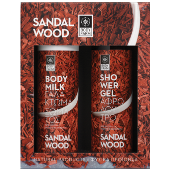 BodyFarm Darčekový set so santalovým drevom  BodyFarm Gift set sandalwood (SG + BM)