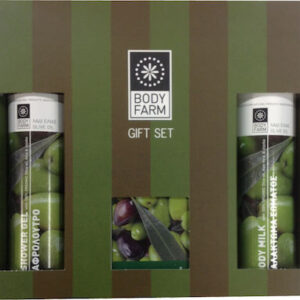 BodyFarm Veľký darčekový set s olivovým olejom I  BodyFarm Gift pack olive oil (SG+BM+S)