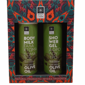 BodyFarm Darčekový set s olivovým olejom  BodyFarm Gift pack olive oil (SG + BM)