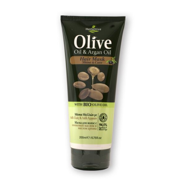 Herbolive Maska na vlasy s arganovým olejom - lesk a starostlivosť v tube  Herbolive Hair mask shine & care with argan oil