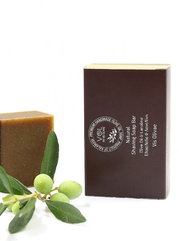 Vis Olivae Prírodné pánske mydlo na holenie  90 g  Vis Olivae Barber's soap natural