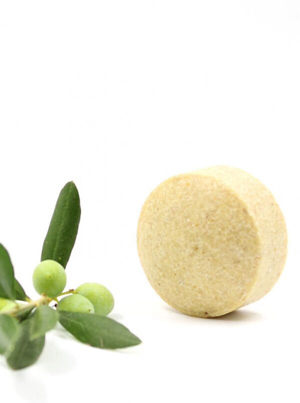 Vis Olivae Prír. okrúhle mozaikové mydlo s kozím mliekom a ovs. vločkami ORGANIC  Vis Olivae Round stone mosaic soap goat's milk and oats, organic