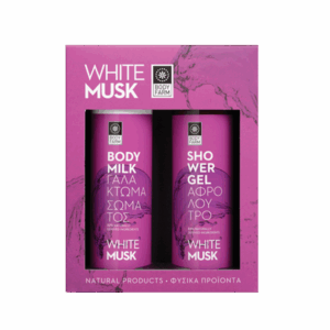 BodyFarm Darčekový set s bielym pižmom  BodyFarm Gift set White Musk (SG + BM)