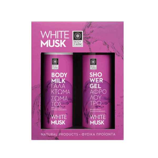 BodyFarm Darčekový set s bielym pižmom  BodyFarm Gift set White Musk (SG + BM)