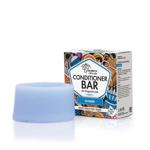 Olive-Elia Tuhý kondicionér pre časté použitie Ocean  Olive-Elia Conditioner Bar for Frequent Use Ocean