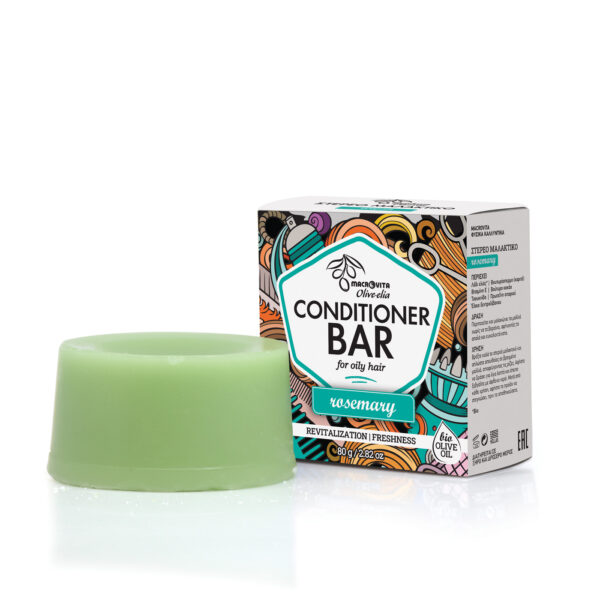 Olive-Elia Tuhý kondicionér pre mastné vlasy s rozmarínom  Olive-Elia Conditioner Bar for Oily Hair Rosemary