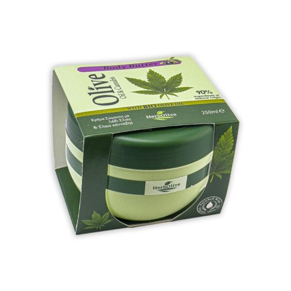 Herbolive Telové maslo s konopným olejom  Herbolive Body butter cannabis