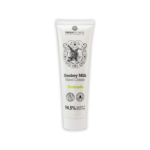 Fresh Secrets Krém na ruky s oslím mliekom a avokádom  Fresh Secrets Donkey Milk Hand cream avocado