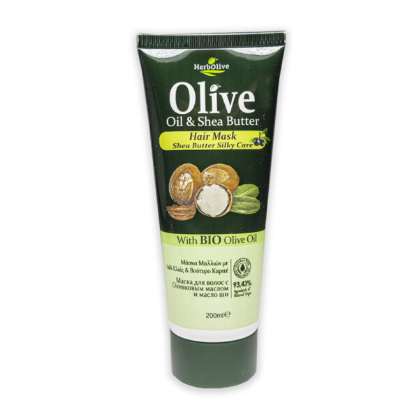 Herbolive Maska na vlasy s bambuckým maslom v tube  Herbolive Hair mask for all types with avocado and organic olive oil